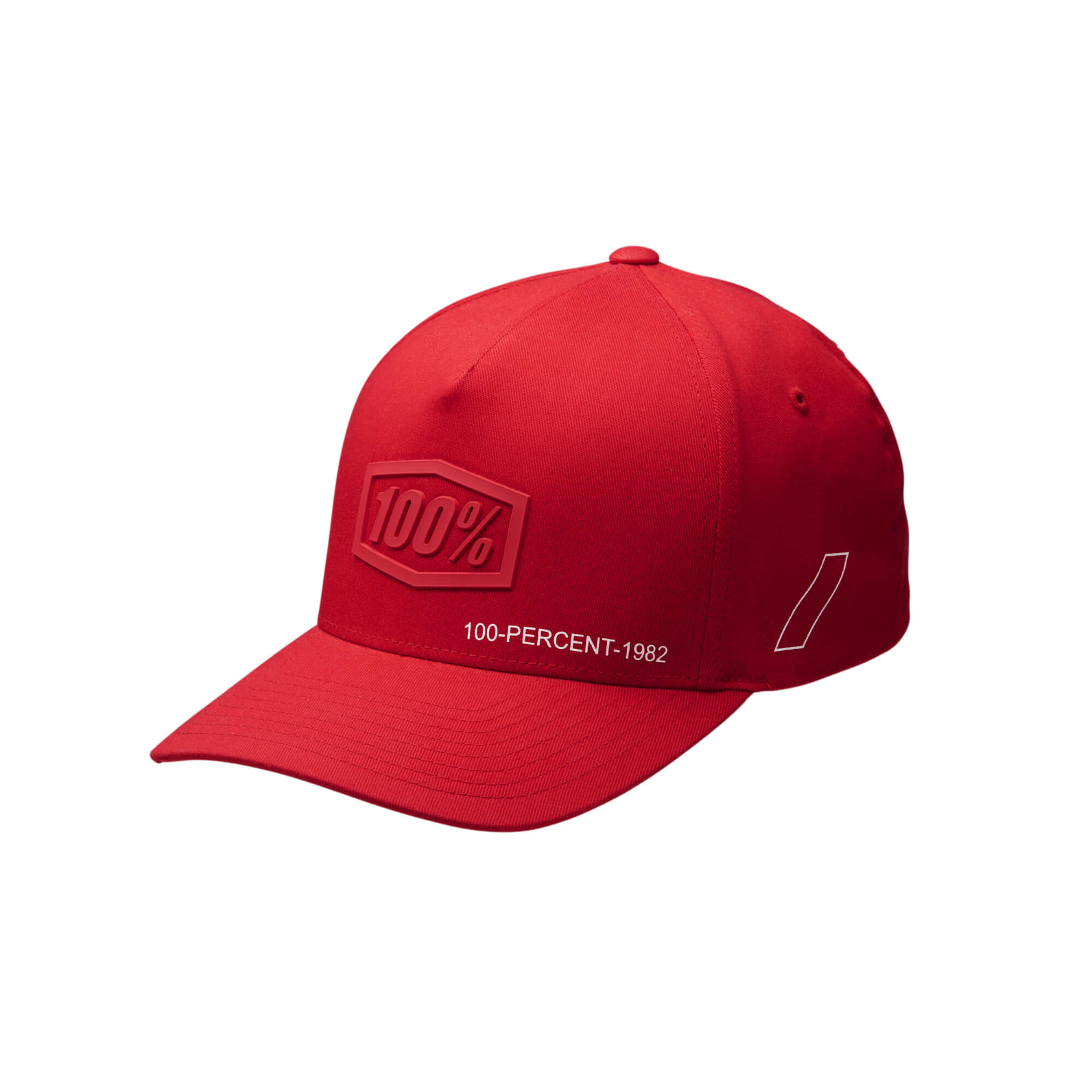 100% Shadow FlexFit X-Fit Cap Red FREE 1 YEAR Returns, FREE UK Delivery | ThrottleChimp