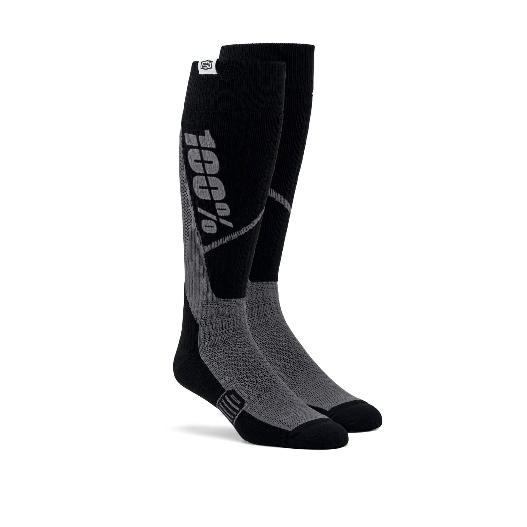 100% Torque Thick Comfort MX Socks Black FREE 1 YEAR Returns, FREE UK Delivery | ThrottleChimp