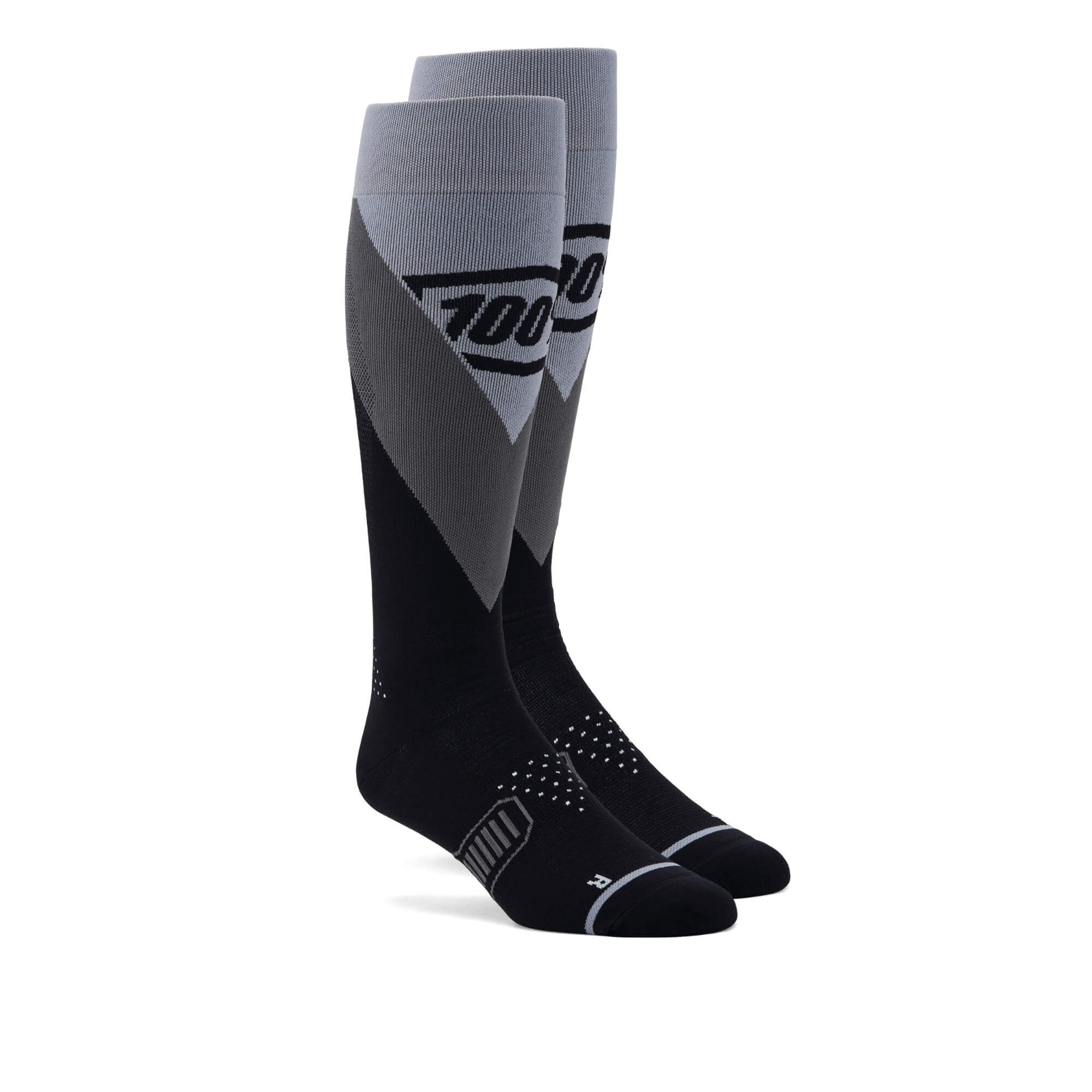 100% HI Side Thin MX Socks Black FREE 1 YEAR Returns, FREE UK Delivery | ThrottleChimp