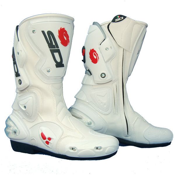 Sidi Vertigo Ladies Boots White / White - ThrottleChimp