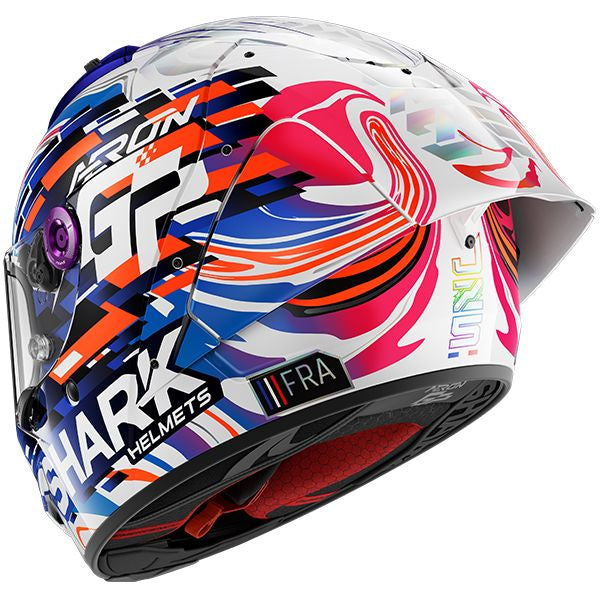 Shark Aeron-GP Full Face Helmet Replica Zarco GP DVB (Image 3) - ThrottleChimp