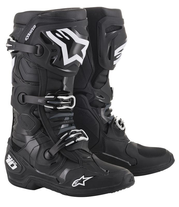 Alpinestars Tech 10 Off-Road Boots Black FREE 1 YEAR Returns, FREE UK Delivery | ThrottleChimp