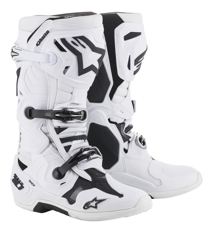 Alpinestars Tech 10 Off-Road Boots White FREE 1 YEAR Returns, FREE UK Delivery | ThrottleChimp