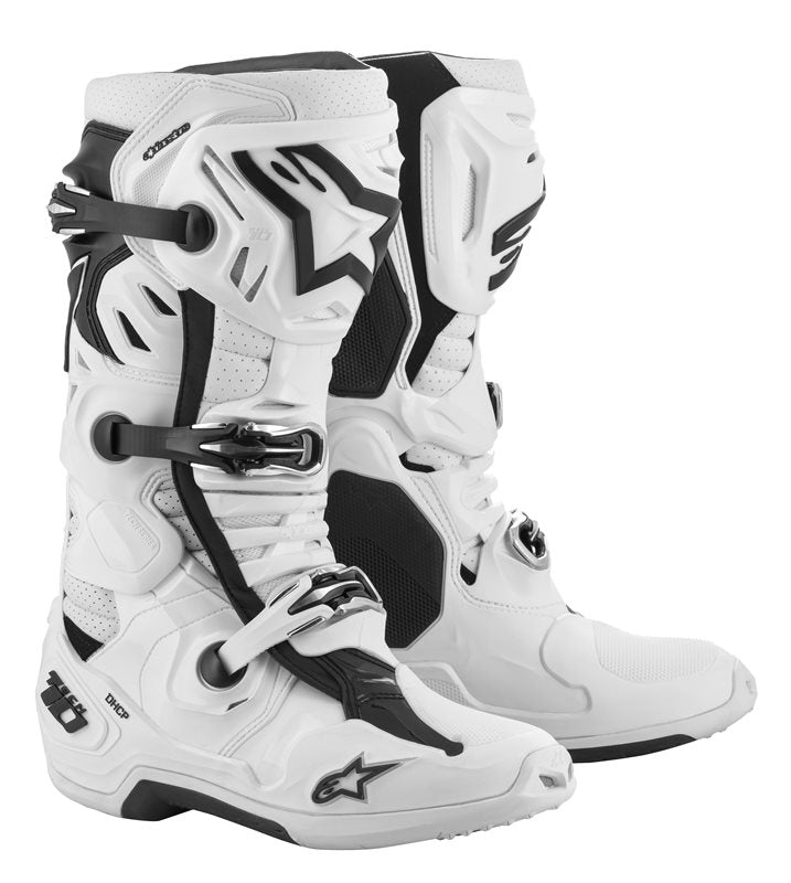 Alpinestars Tech 10 Supervented Off-Road Boots White FREE 1 YEAR Returns, FREE UK Delivery | ThrottleChimp