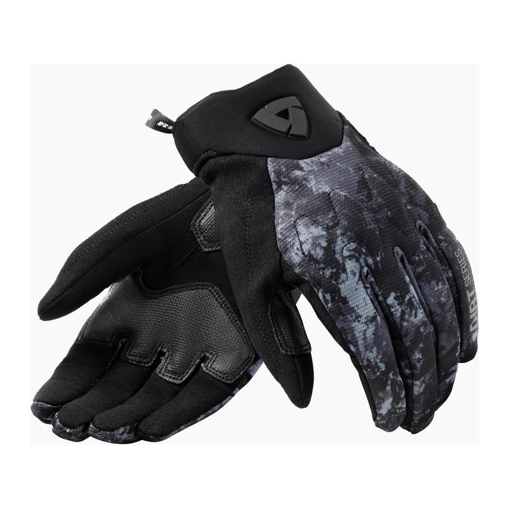 Rev'it! Continent Wind-Blocking Textile Gloves Black / Grey