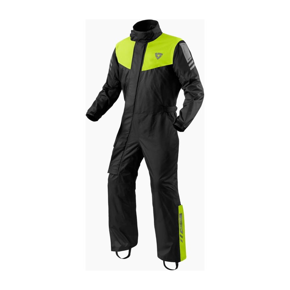 Rev'it! Pacific 4 H2O One Piece Rain Oversuit Black / Neon Yellow