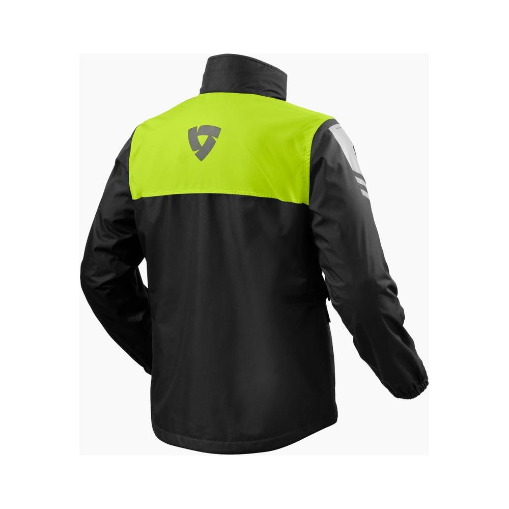 Rev'it! Nitric 4 H2O Rain Over Jacket Black / Neon Yellow