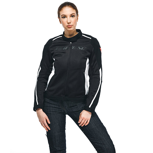 Dainese Hydra Flux 2 Air D-Dry Ladies Textile Jacket Black / White FREE 1 YEAR Returns, FREE UK Delivery | ThrottleChimp