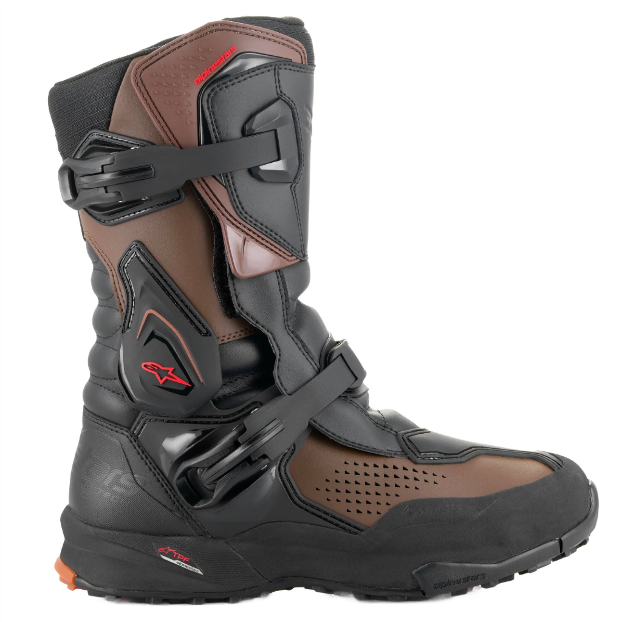 Alpinestars XT-8 Gore-Tex Boots Black / Brown (Image 7) - ThrottleChimp