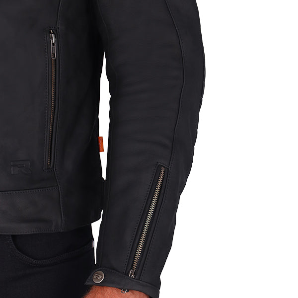 Richa Charleston Leather Jacket Black (Image 7) - ThrottleChimp