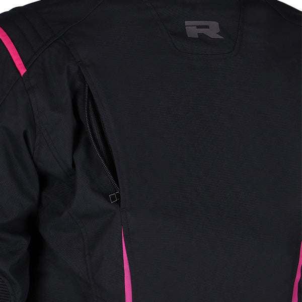 Richa Chloe 2 Ladies Touring Textile Jacket Black / Pink (Image 4) - ThrottleChimp