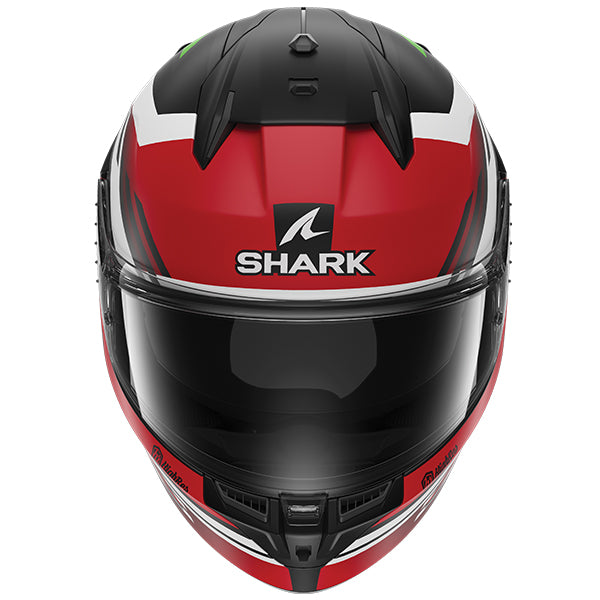 Shark D-Skwal 3 Full Face Helmet Firstlap Matt Black / Red / Green