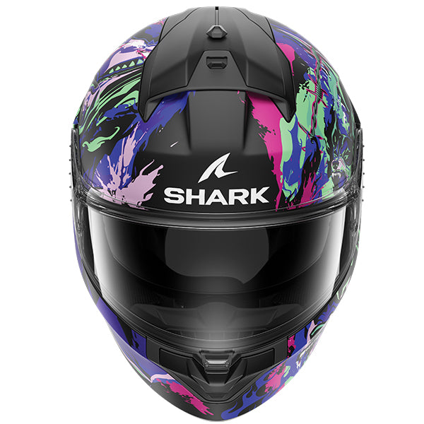 Shark Ridill 2 Full Face Helmet Raging Beast Black / Violet / Green