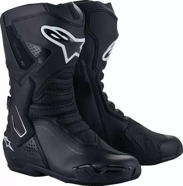 Alpinestars SMX-6 V3 Drystar Boots Black FREE 1 Year Return, FREE UK Shipping | ThrottleChimp