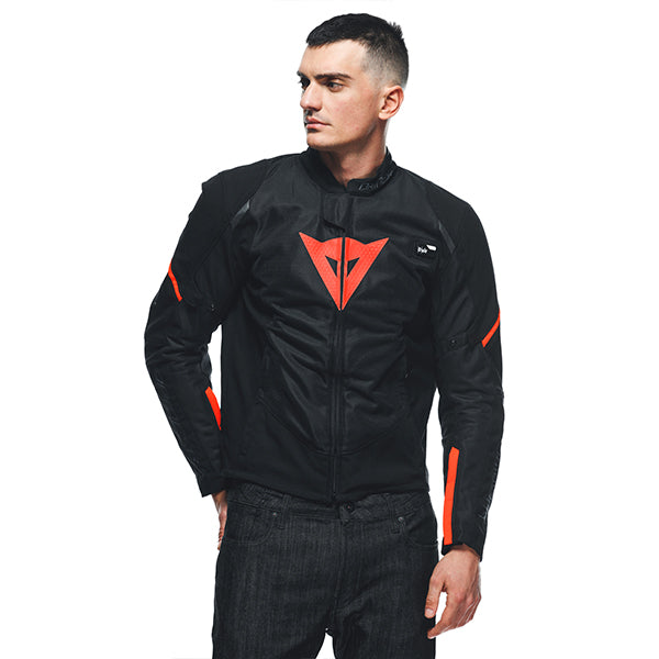 Dainese Smart Airbag LS Sport Textile Jacket Black (Image 6) - ThrottleChimp