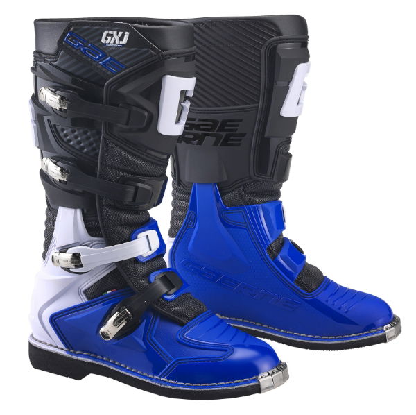 Gaerne GX-J Kids MX Boots Black / Blue FREE 1 YEAR Returns, FREE UK Delivery | ThrottleChimp