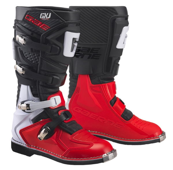 Gaerne GX-J Kids MX Boots Black / Red FREE 1 YEAR Returns, FREE UK Delivery | ThrottleChimp