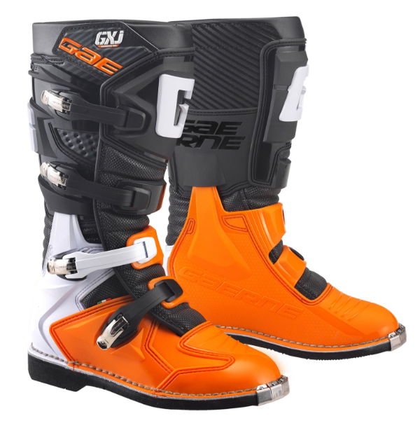 Gaerne GX-J Kids MX Boots Black / Orange FREE 1 YEAR Returns, FREE UK Delivery | ThrottleChimp