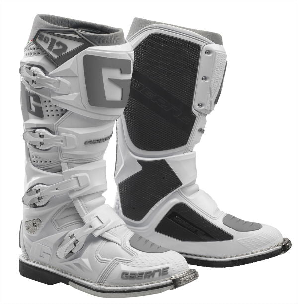 Gaerne SG-12 MX Boots White FREE 1 YEAR Returns, FREE UK Delivery | ThrottleChimp