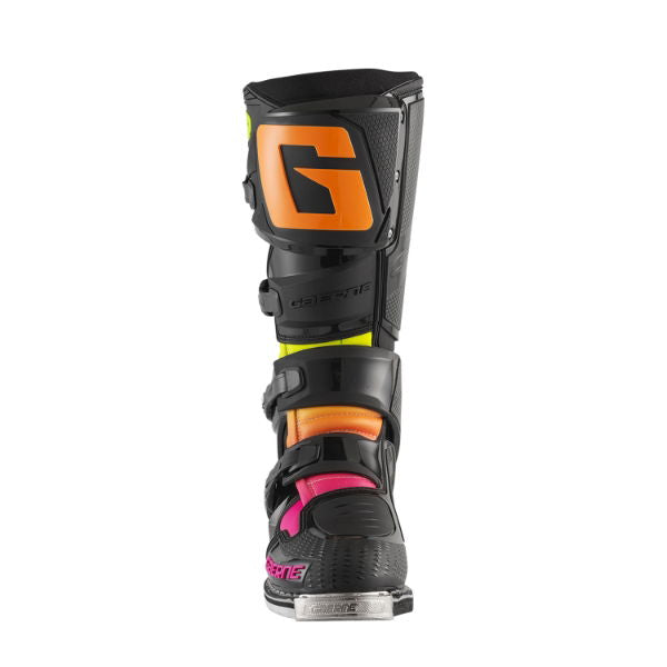 Gaerne SG-12 MX Boots Black / Orange / Pink FREE 1 YEAR Returns, FREE UK Delivery | ThrottleChimp