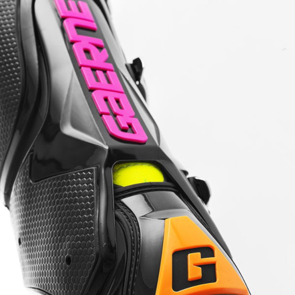 Gaerne SG-12 MX Boots Black / Orange / Pink FREE 1 YEAR Returns, FREE UK Delivery | ThrottleChimp