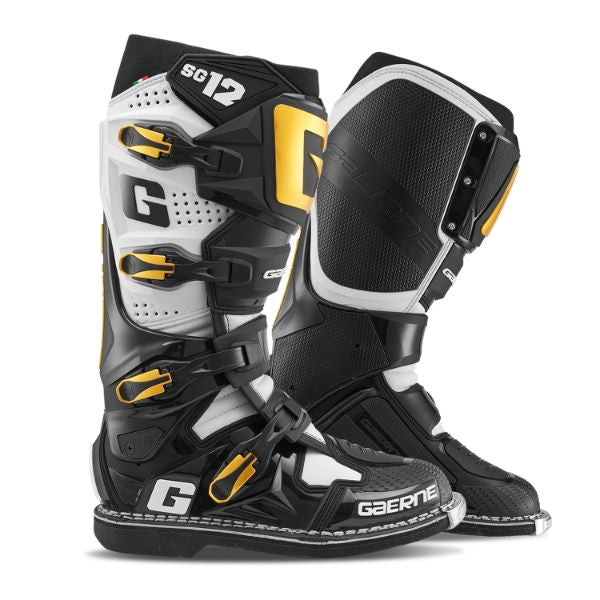 Gaerne SG-12 MX Boots Luxe FREE 1 YEAR Returns, FREE UK Delivery | ThrottleChimp