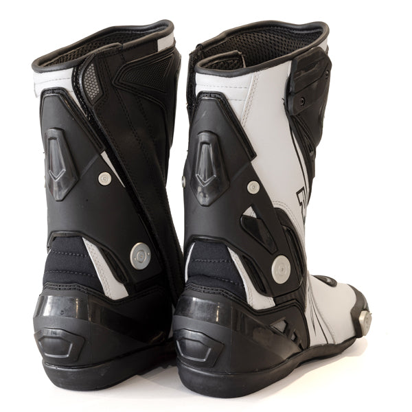 Richa Blade Waterproof Boots Black / White (Image 2) - ThrottleChimp