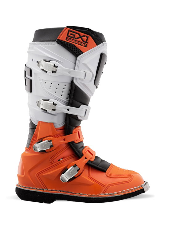 Gaerne GX-1 MX Boots Orange / White FREE 1 YEAR Returns, FREE UK Delivery | ThrottleChimp