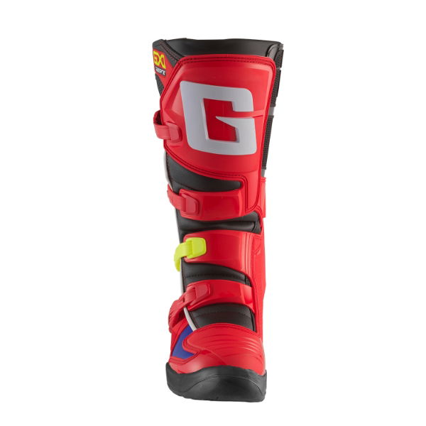 Gaerne GX-1 Evo Kids MX Boots Red / Multi FREE 1 YEAR Returns, FREE UK Delivery | ThrottleChimp