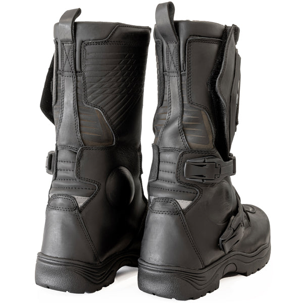 Richa Colt Waterproof Leather Long Boots Black (Image 2) - ThrottleChimp