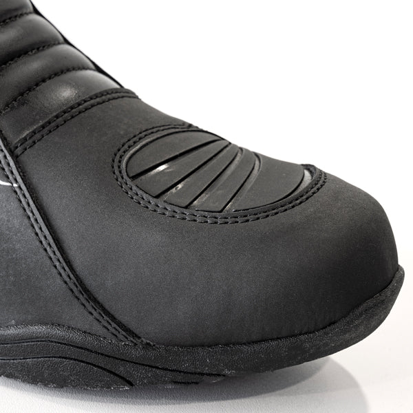 Richa Vortex Leather Boots Black FREE 1 YEAR Returns, FREE UK Delivery | ThrottleChimp