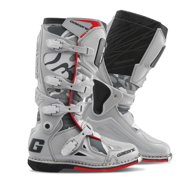 Gaerne Fastback MX Boots Snow Camo FREE 1 YEAR Returns, FREE UK Delivery | ThrottleChimp