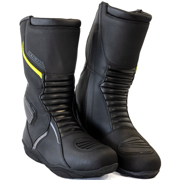 Richa Vortex Leather Boots Black (Image 2) - ThrottleChimp