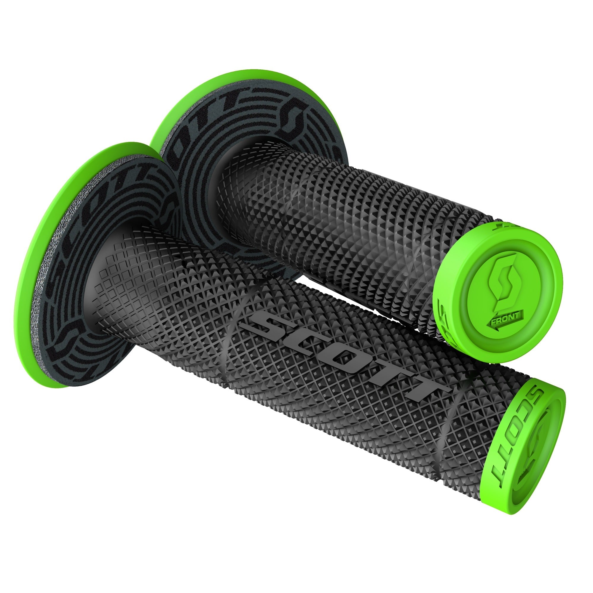 Scott SX 2 + Donut Grip Neon Green / Black