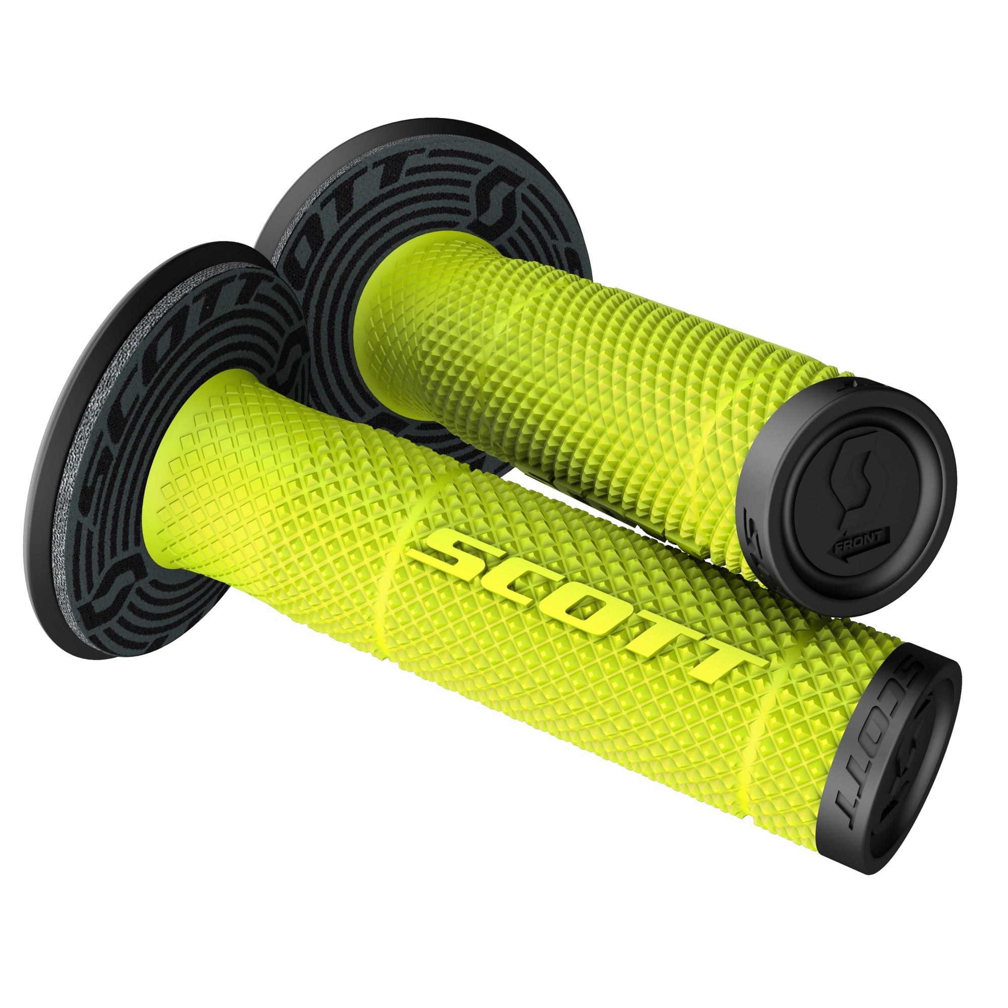 Scott SX 2 + Donut Grip Black / Neon Yellow