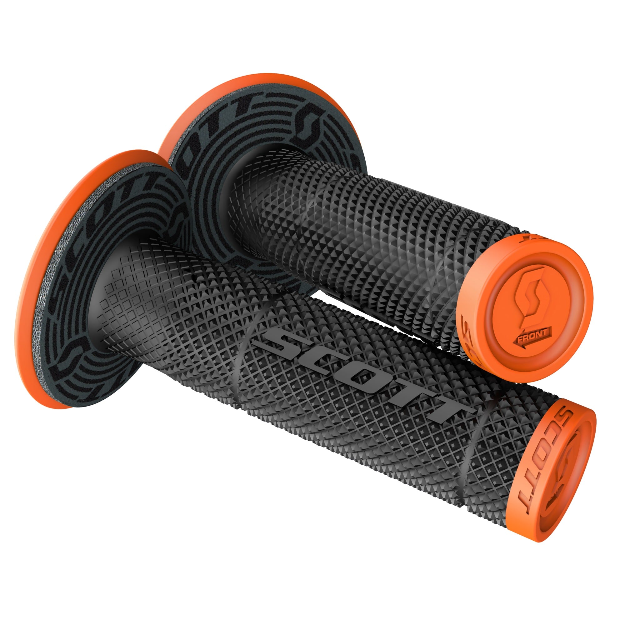 Scott SX 2 + Donut Grip Neon Orange / Black