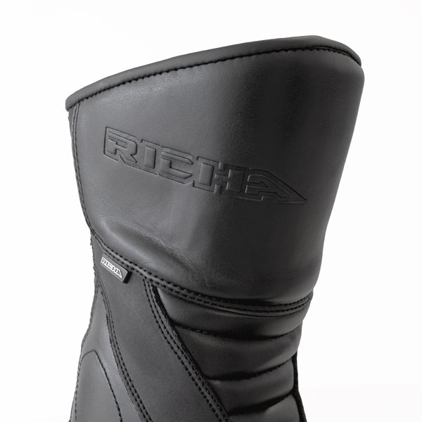 Richa Zenith Waterproof Boots Black FREE 1 YEAR Returns, FREE UK Delivery | ThrottleChimp