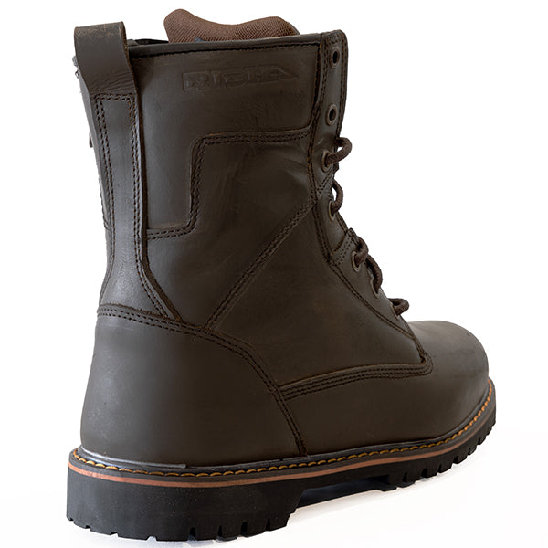 Richa Brookland Leather Boots Rust FREE 1 YEAR Returns, FREE UK Delivery | ThrottleChimp