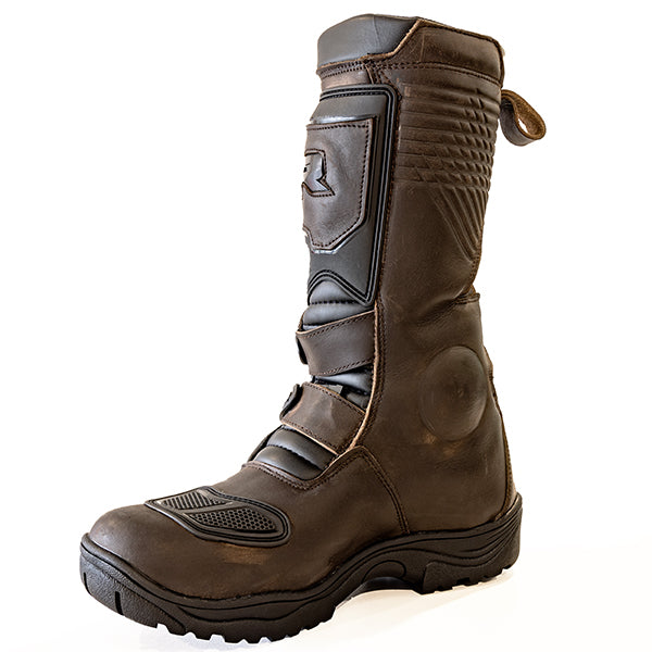 Richa Colt Waterproof Leather Long Boots Brown (Image 5) - ThrottleChimp