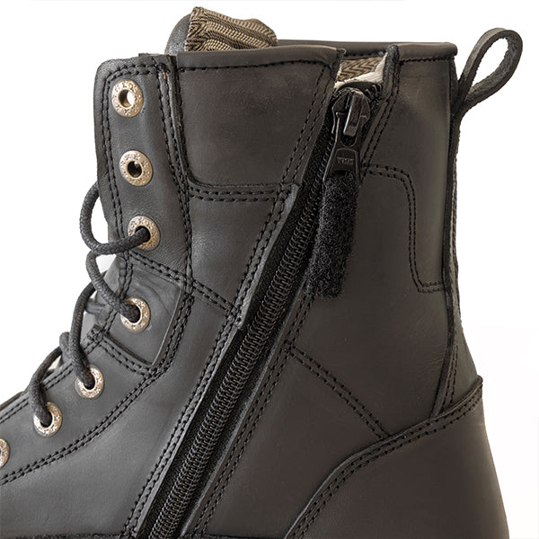 Richa Brookland Leather Boots Black FREE 1 YEAR Returns, FREE UK Delivery | ThrottleChimp