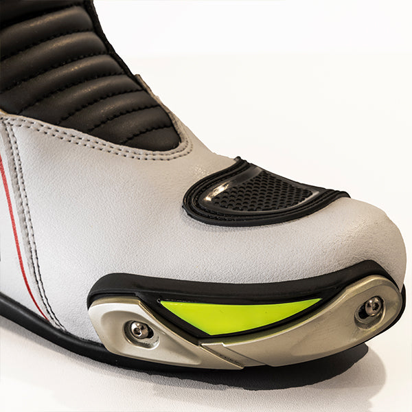 Richa Blade Waterproof Boots White / Black / Fluo Yellow (Image 10) - ThrottleChimp