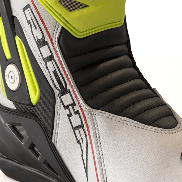 Richa Blade Waterproof Boots White / Black / Fluo Yellow (Image 9) - ThrottleChimp