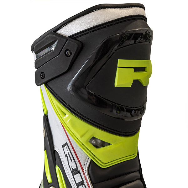 Richa Blade Waterproof Boots White / Black / Fluo Yellow (Image 8) - ThrottleChimp