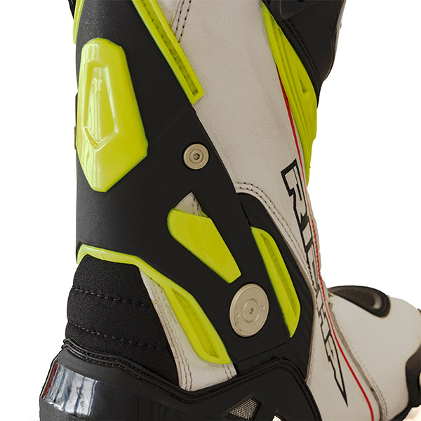 Richa Blade Waterproof Boots White / Black / Fluo Yellow (Image 7) - ThrottleChimp