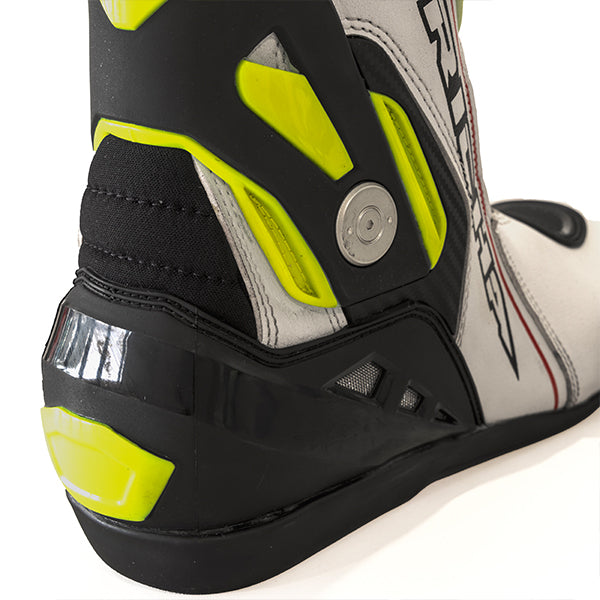 Richa Blade Waterproof Boots White / Black / Fluo Yellow (Image 6) - ThrottleChimp