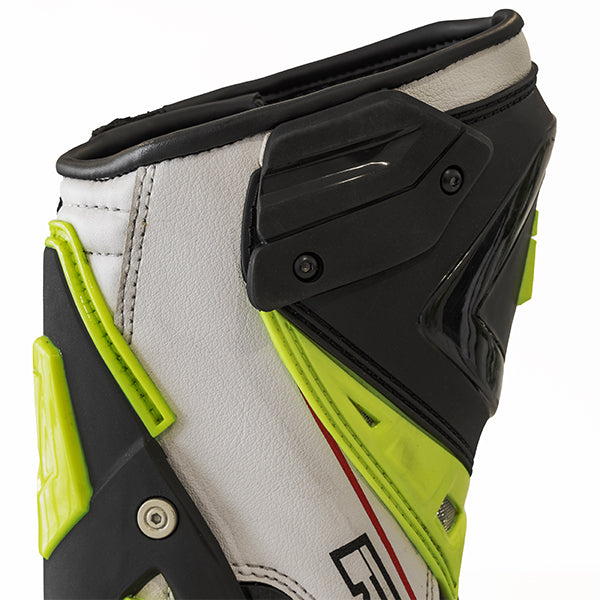 Richa Blade Waterproof Boots White / Black / Fluo Yellow (Image 5) - ThrottleChimp