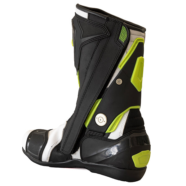 Richa Blade Waterproof Boots White / Black / Fluo Yellow (Image 4) - ThrottleChimp