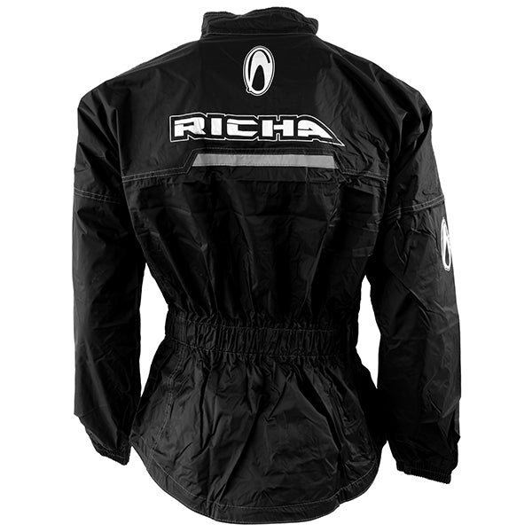 Richa Rain Warrior Over Jacket Black (Image 2) - ThrottleChimp