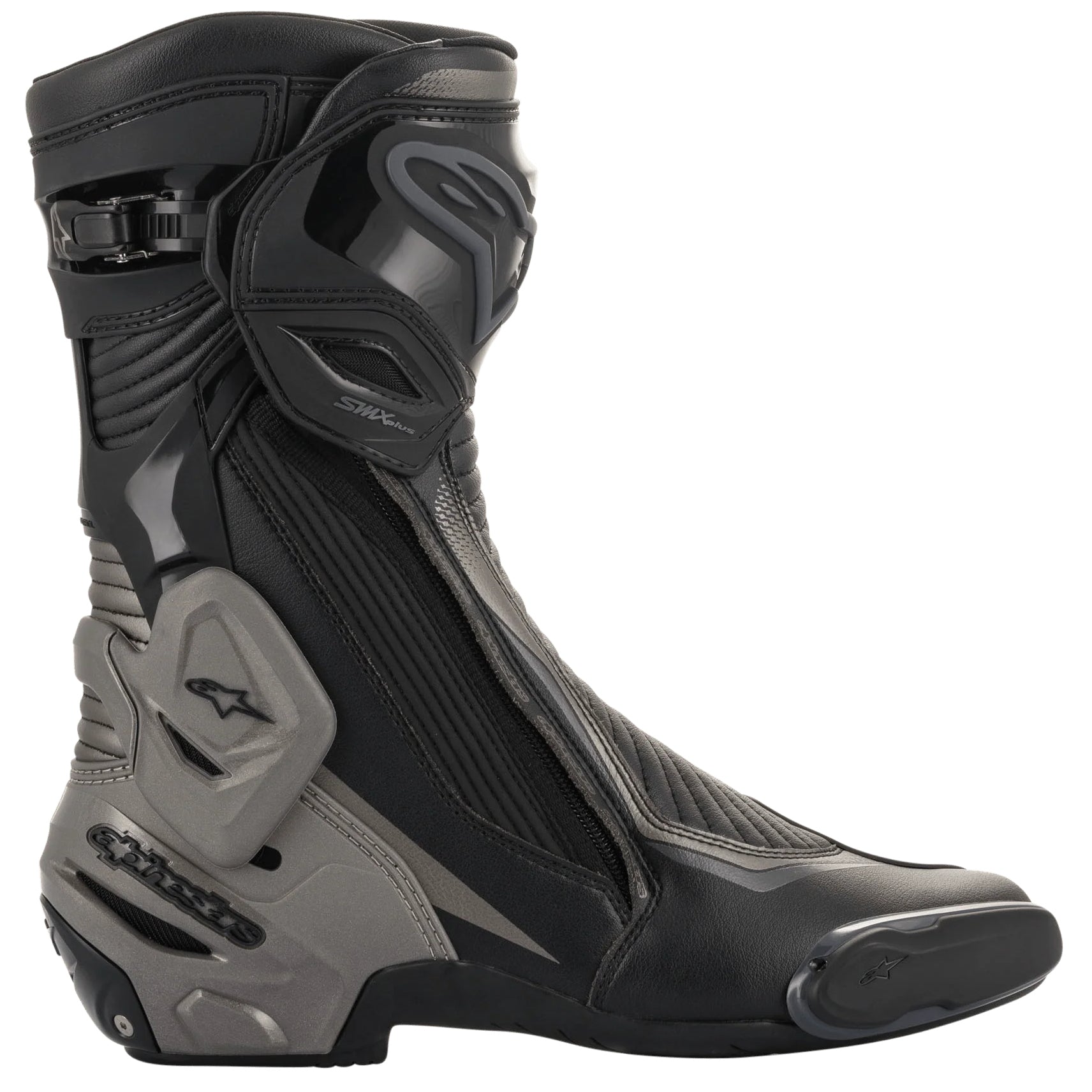 Alpinestars SMX Plus V2 Boots Black / Grey (Image 5) - ThrottleChimp