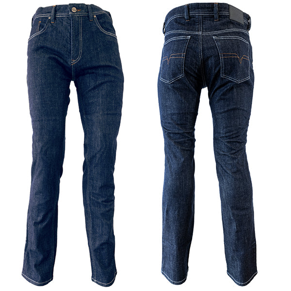 Richa Hammer 2 CE Riding Denim Jeans Dark Blue (Image 2) - ThrottleChimp